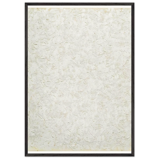 Rule - 1991 - Robert Ryman 70x100 cm / 28x40 inches Framed Art Print – Black Wooden Frame