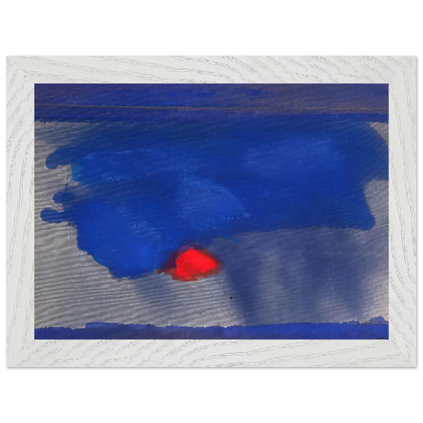 Helen Frankenthaler - Provincetown - 1964 Wall art - 70x100 cm / 28x40 Inches - Premium Wooden Framed Poster With Fine Art Paper - White frame
