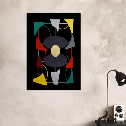 Planos y color liberados - 1947 - Gyula Kosice Brushed Aluminum Print - 70x100 cm / 28x40 inches | Gyula Kosice Aluminum Print | Gyula Kosice Prints