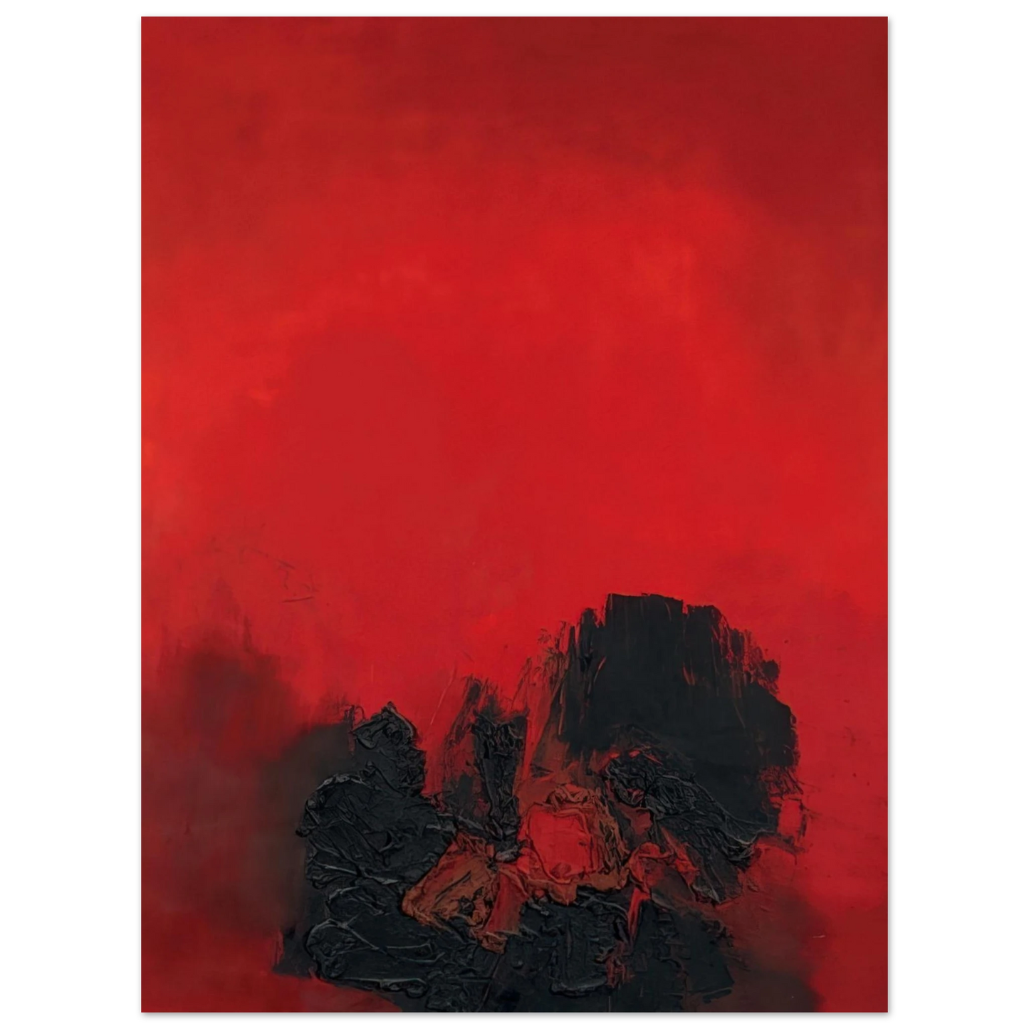 Luis Feito - UNTITLED 1961  75x100 cm / 30x40inches Fine Art Poster