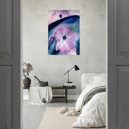 Petunia II - Georgia O'Keeffe Brushed Aluminum Print - 70x100 cm / 28x40 inches | Georgia O'Keeffe Aluminum Print | Georgia O'Keeffe Prints