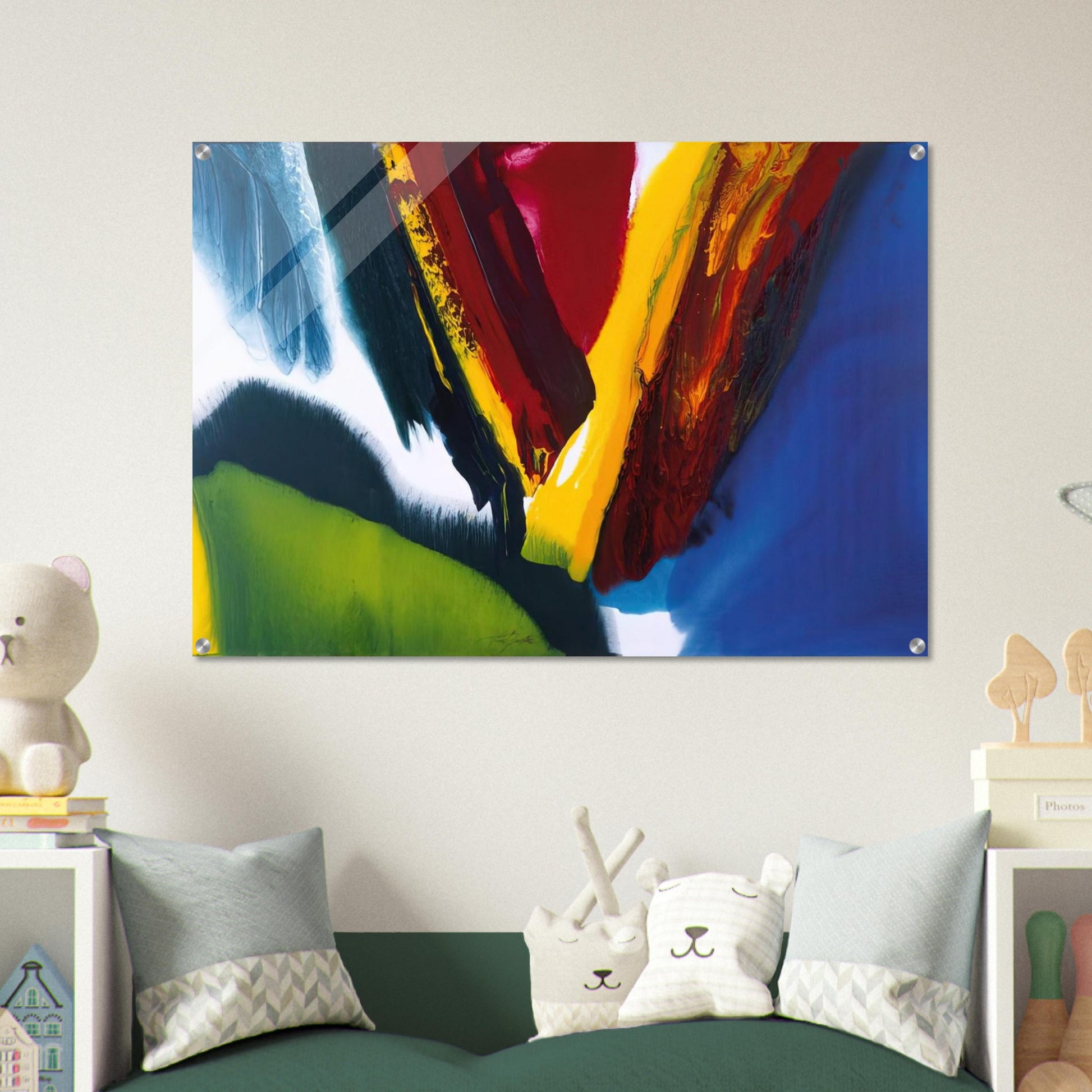 Phenomena Intervening Mantle - Paul Jenkins Acrylic Print - 70x100 cm / 28x40″ inches