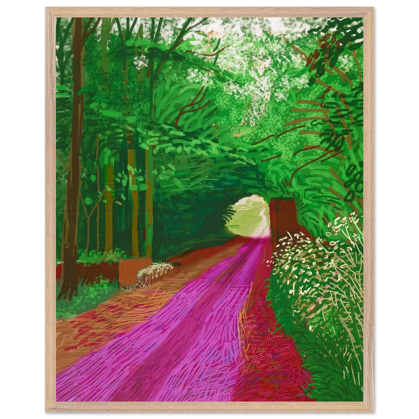 David Hockney - David Hockney Wall art - 28x43  cm / XL (11x17 inches) - Fine Art Poster - -