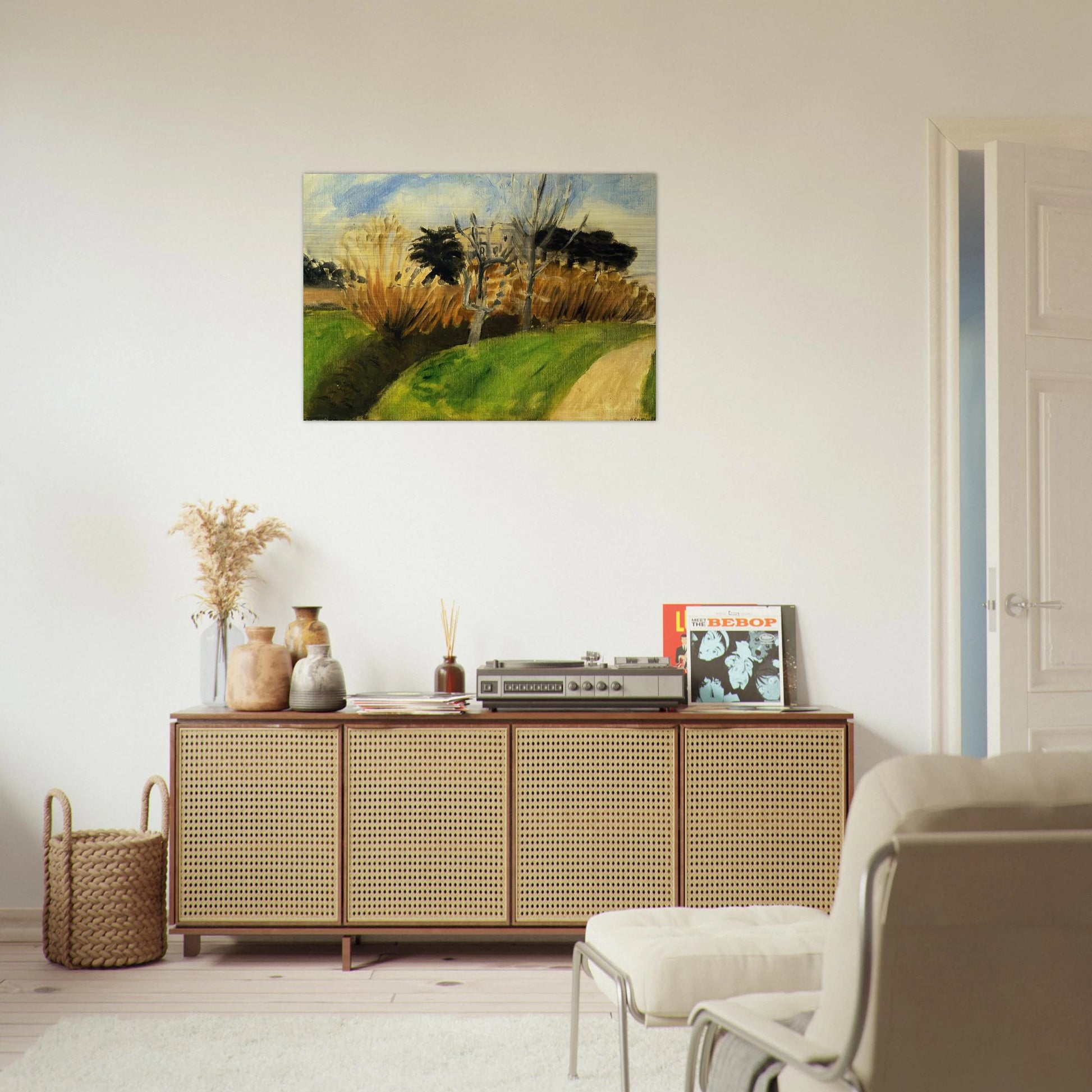THE STREAM NEAR NICE - Henri Matisse Brushed Aluminum Print - 70x100 cm / 28x40 inches | Henri Matisse Aluminum Print | Henri Matisse Prints