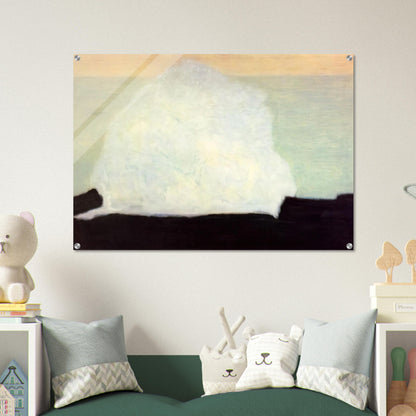 White Wave - 1954 - Milton Avery Acrylic Print - 70x100 cm / 28x40″ inches | Milton Avery Wall Art | Milton Avery Prints