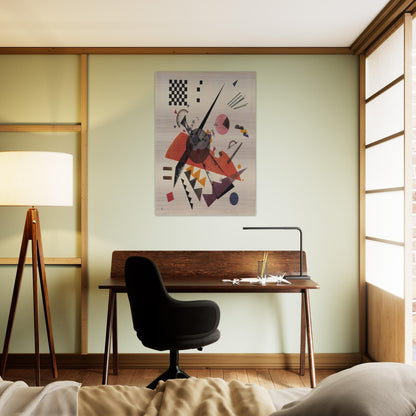 ORANGE 1923 - Wassily Kandinsky Brushed Aluminum Print - 70x100 cm / 28x40 inches | Wassily Kandinsky Aluminum Print | Wassily Kandinsky Prints