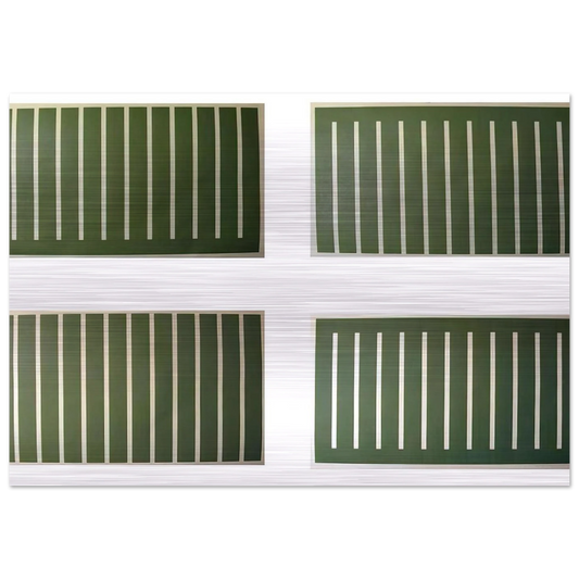 Untitled #207-210 - 1991 - Donald Judd Brushed Aluminum Print - 70x100 cm / 28x40 inches | Donald Judd Aluminum Print | Donald Judd Prints