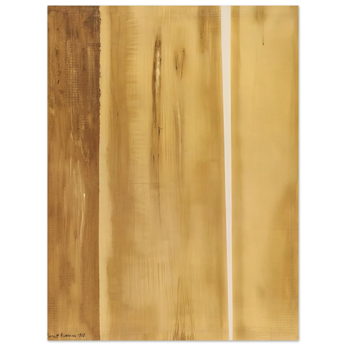 Barnett Newman - Two Edges  75x100 cm / 30x40inches Fine Art Poster