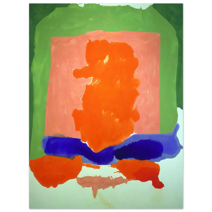 Helen Frankenthaler - Small s Paradise - 1964 Wall art - 50x70 cm / 20x28 Inches - Premium Wooden Framed Poster With Fine Art Paper - Wood frame