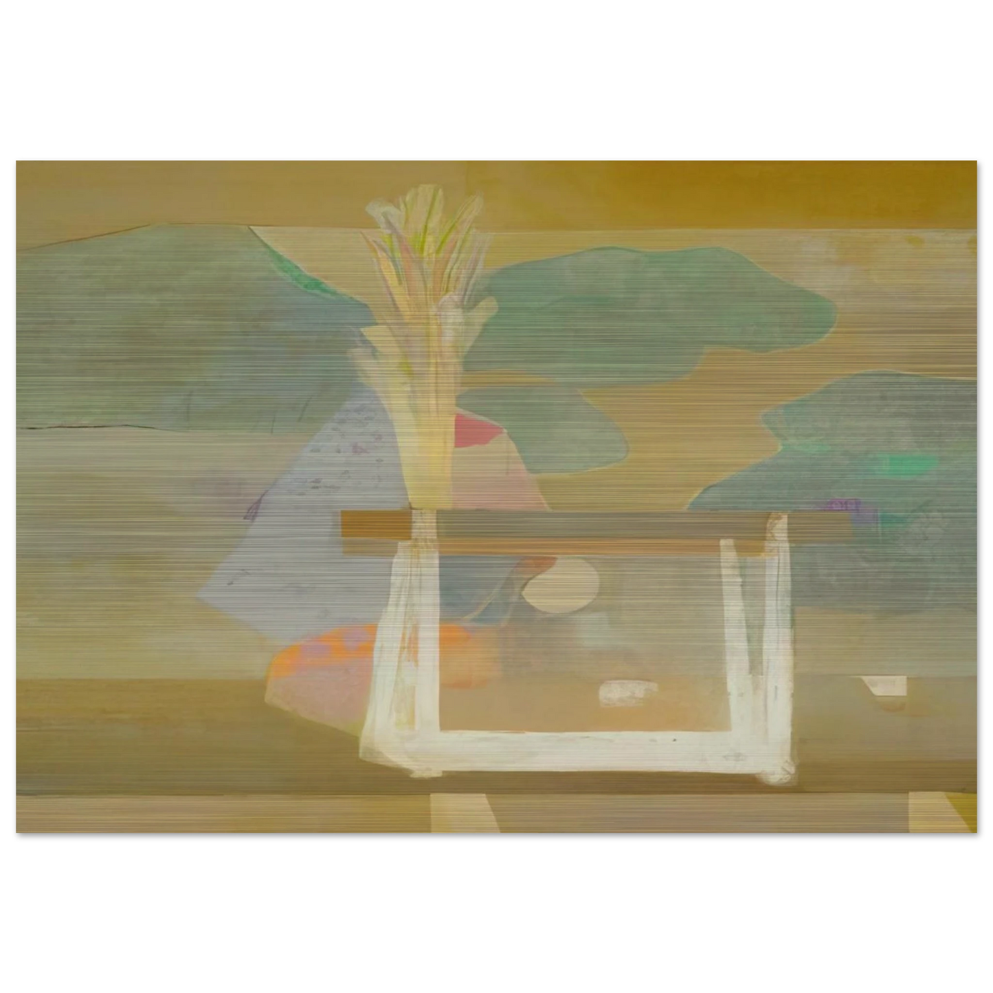 A Well - 1966 - Kenzo Okada Brushed Aluminum Print - 70x100 cm / 28x40 inches | Kenzo Okada Aluminum Print | Kenzo Okada Prints