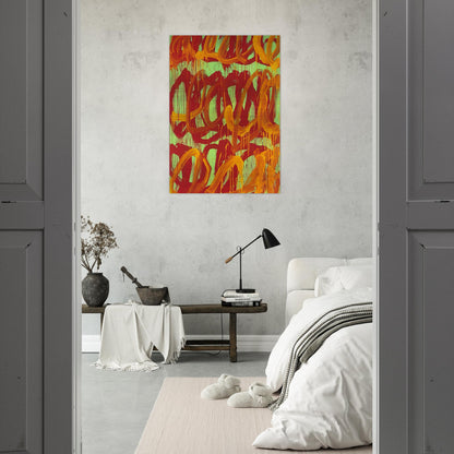 Camino Real  II  - Cy Twombly Brushed Aluminum Print - 70x100 cm / 28x40 inches | Cy Twombly Aluminum Print | Cy Twombly Prints
