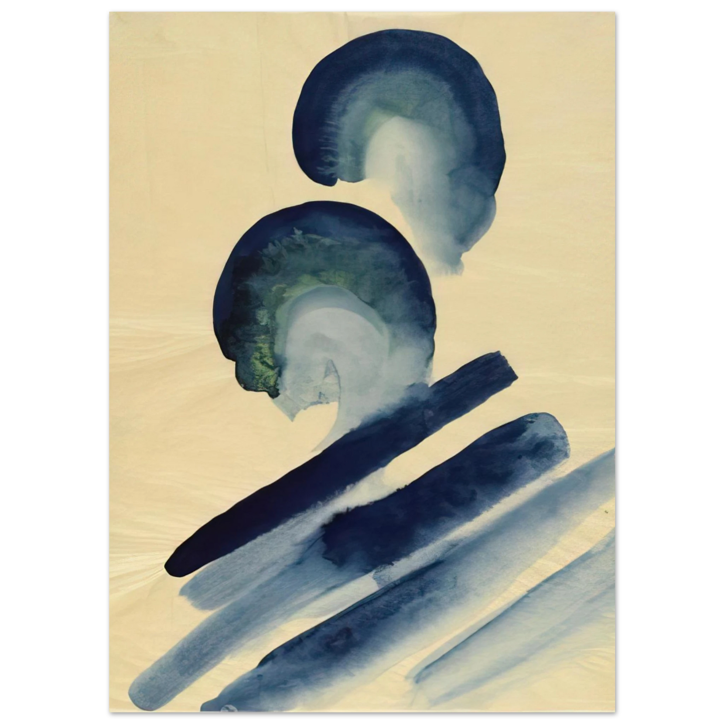 Georgia O'Keeffe - Blue-02 Fine Art Poster