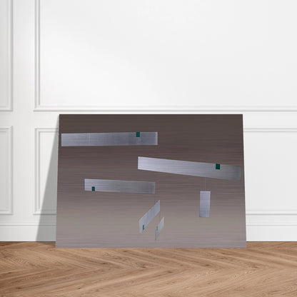 Macchina inutile - 1956 - Bruno Munari Brushed Aluminum Print - 70x100 cm / 28x40 inches | Bruno Munari Aluminum Print | Bruno Munari Prints