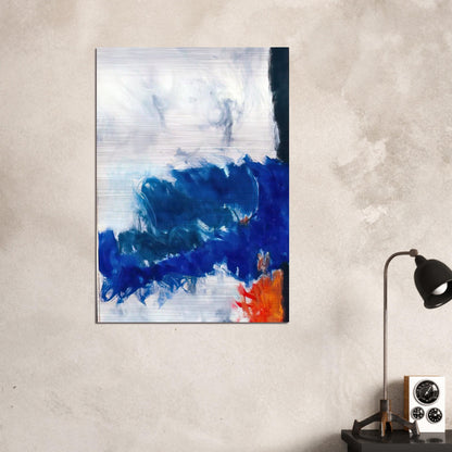 Edge of Day - 1961 - Theodoros Stamos Brushed Aluminum Print - 70x100 cm / 28x40 inches | Theodoros Stamos Aluminum Print | Theodoros Stamos Prints