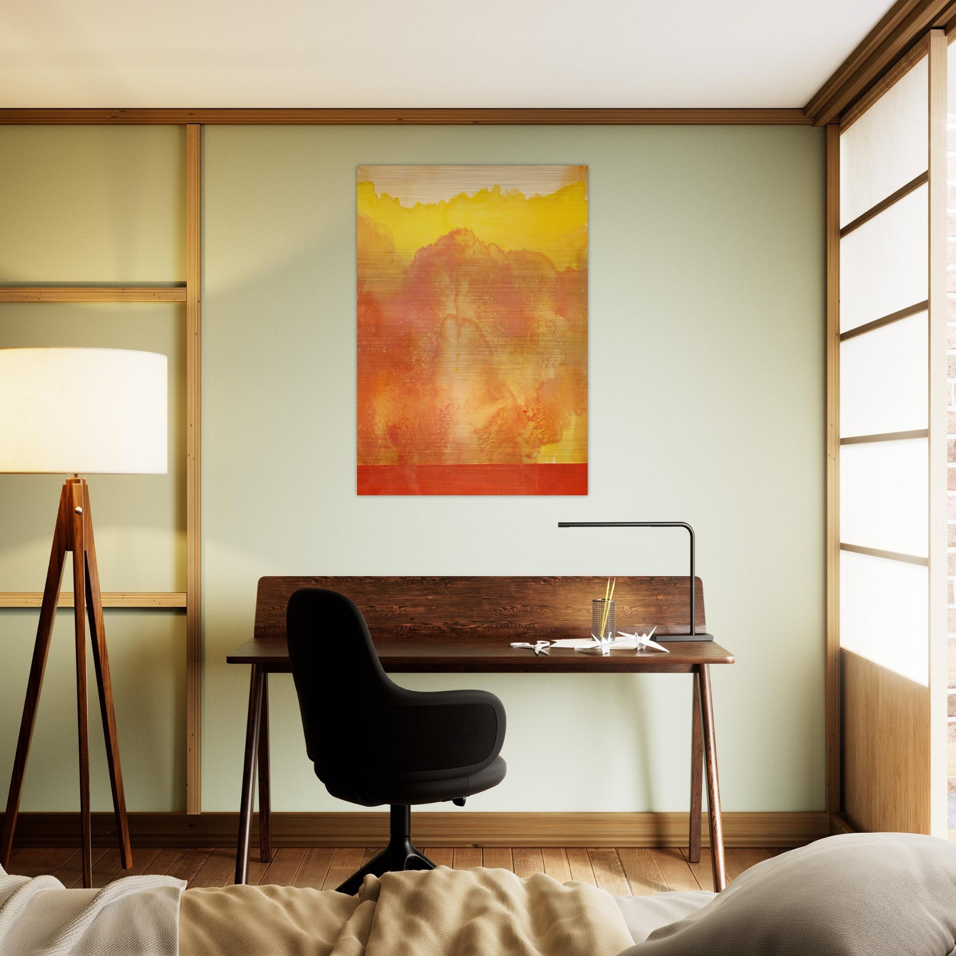Pathfinder - 1970 - Ronnie Landfield Brushed Aluminum Print - 70x100 cm / 28x40 inches | Ronnie Landfield Aluminum Print | Ronnie Landfield Prints