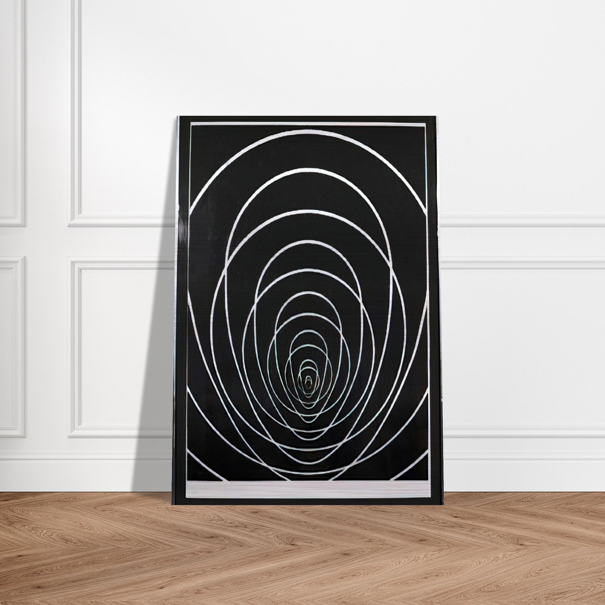 Concentric Space - 1969 - Clarence Holbrook Carter Brushed Aluminum Print - 70x100 cm / 28x40 inches | Clarence Holbrook Carter Aluminum Print | Clarence Holbrook Carter Prints