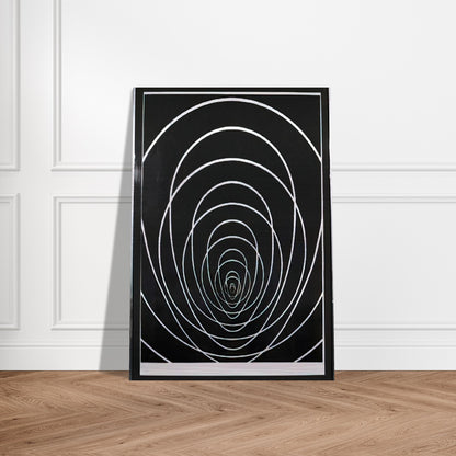 Concentric Space - 1969 - Clarence Holbrook Carter Brushed Aluminum Print - 70x100 cm / 28x40 inches | Clarence Holbrook Carter Aluminum Print | Clarence Holbrook Carter Prints