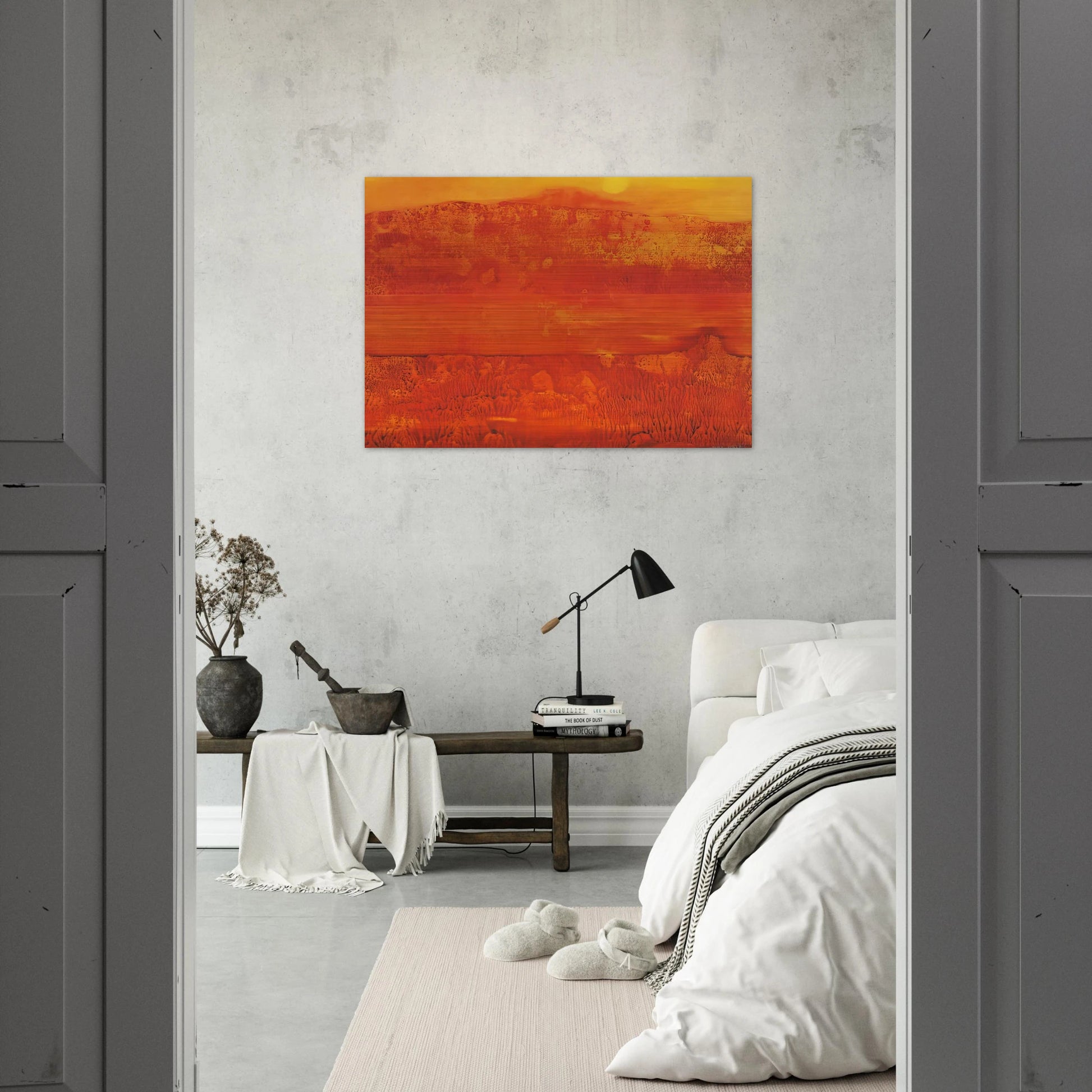 The Obscure Gods - Max Ernst Brushed Aluminum Print - 70x100 cm / 28x40 inches | Max Ernst Aluminum Print | Max Ernst Prints