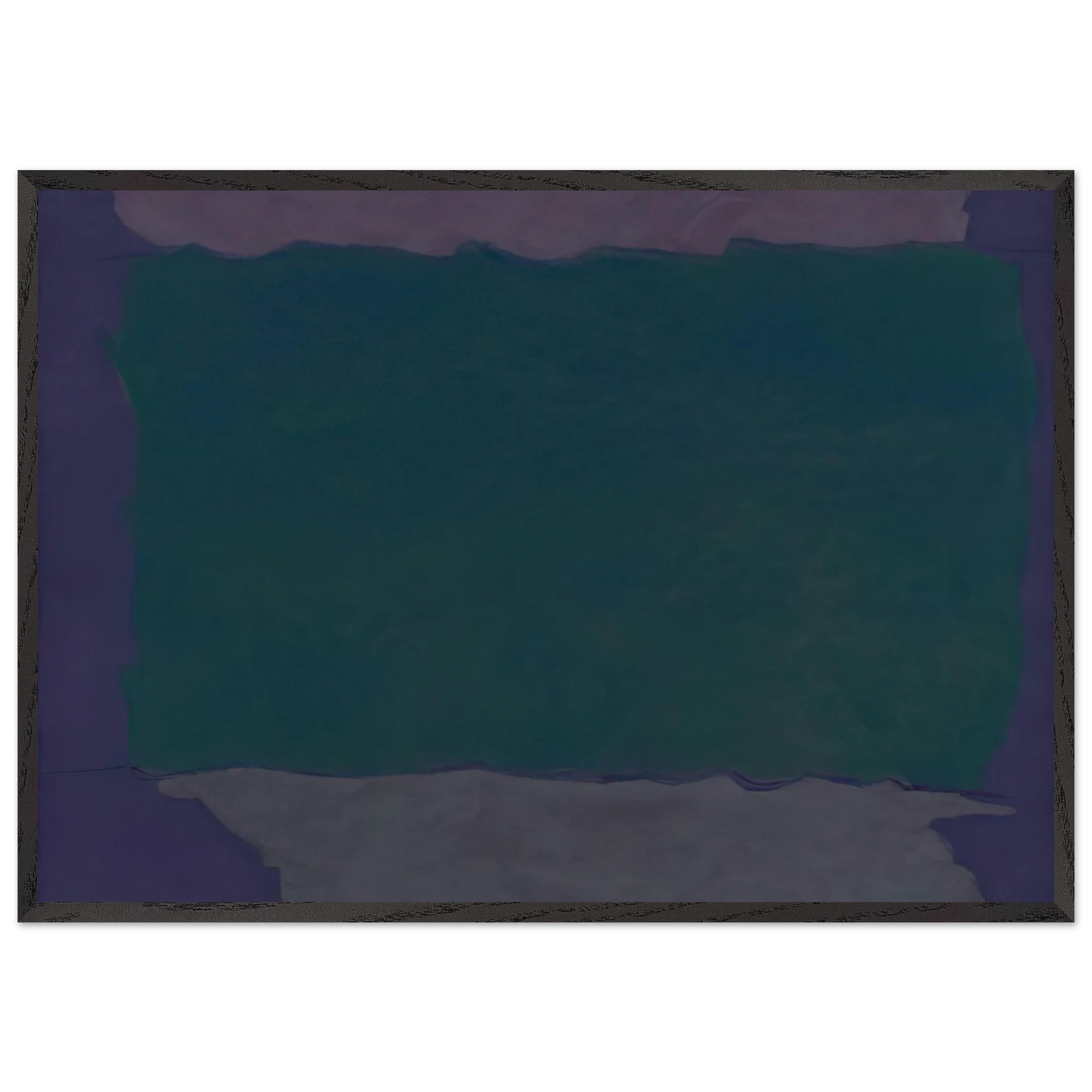Infinity Field Lefkada Series - 1982 - Theodoros Stamos 70x100 cm / 28x40 inches Framed Art Print – Black Wooden Frame