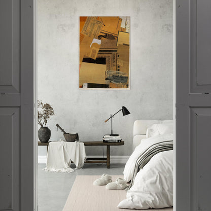 OORLOG 1930 - Kurt Schwitters Brushed Aluminum Print - 70x100 cm / 28x40 inches | Kurt Schwitters Aluminum Print | Kurt Schwitters Prints