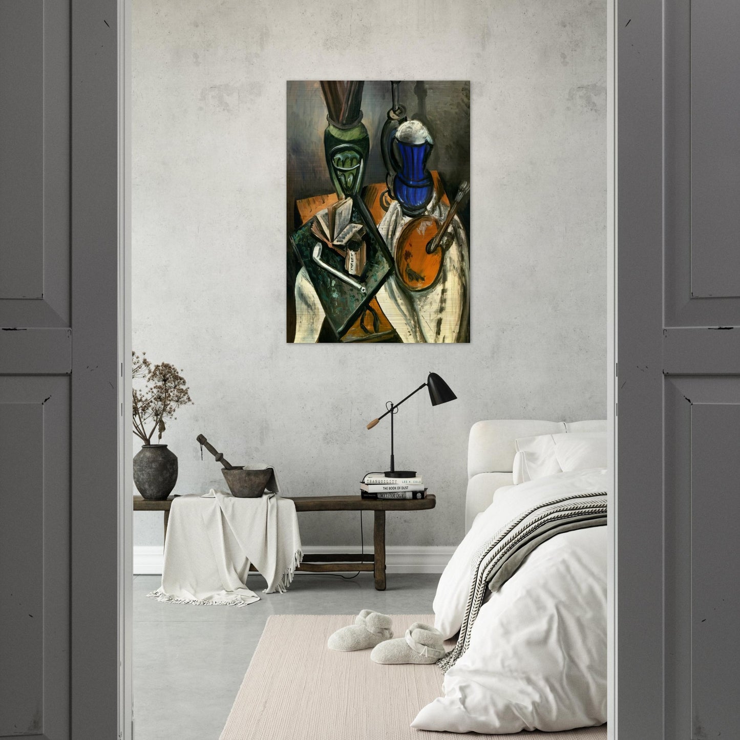 STILL LIFE 1914 - Andre Derain Brushed Aluminum Print - 70x100 cm / 28x40 inches | Andre Derain Aluminum Print | Andre Derain Prints