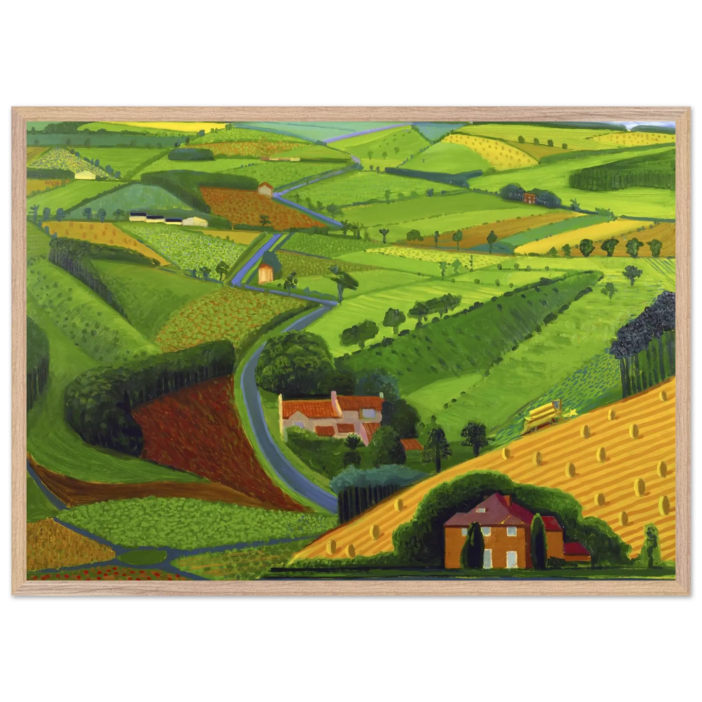 David Hockney - David Hockney Wall art - 27x35 cm / 11x14 Inches - Fine Art Poster - -