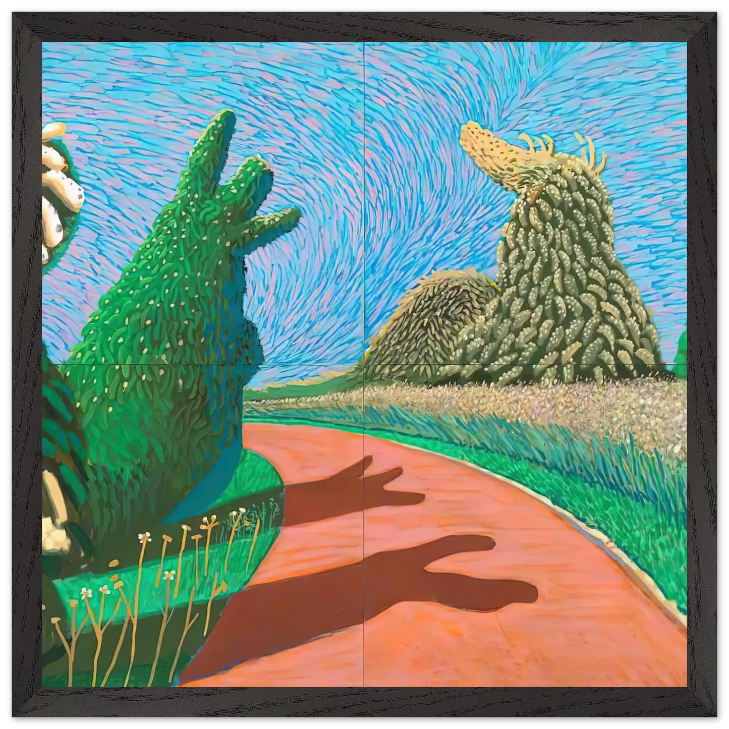 David Hockney - David Hockney Wall art - 30x30 cm / 12x12 Inches - Fine Art Poster - -