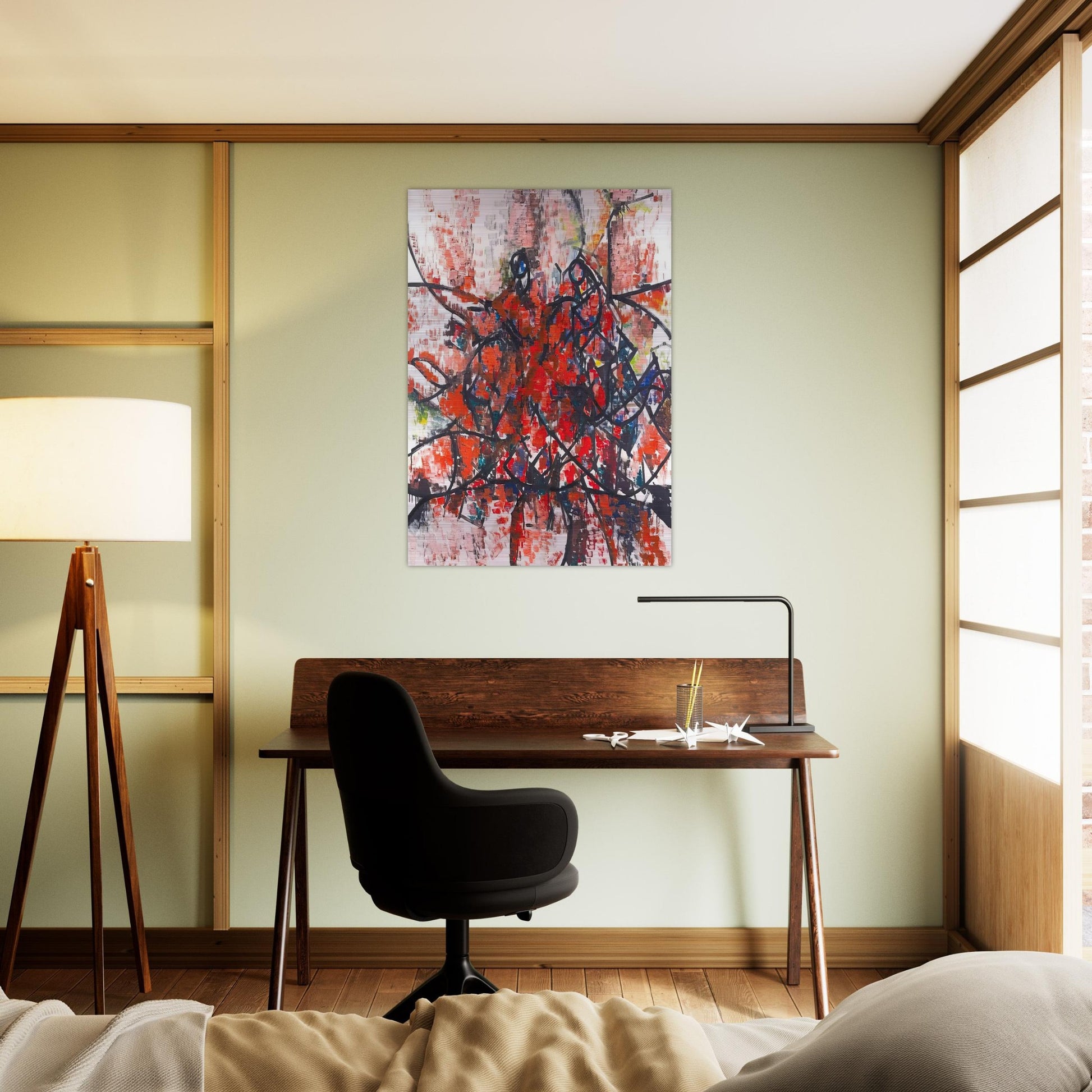 Mambo - 1956 - Robert Goodnough Brushed Aluminum Print - 70x100 cm / 28x40 inches | Robert Goodnough Aluminum Print | Robert Goodnough Prints