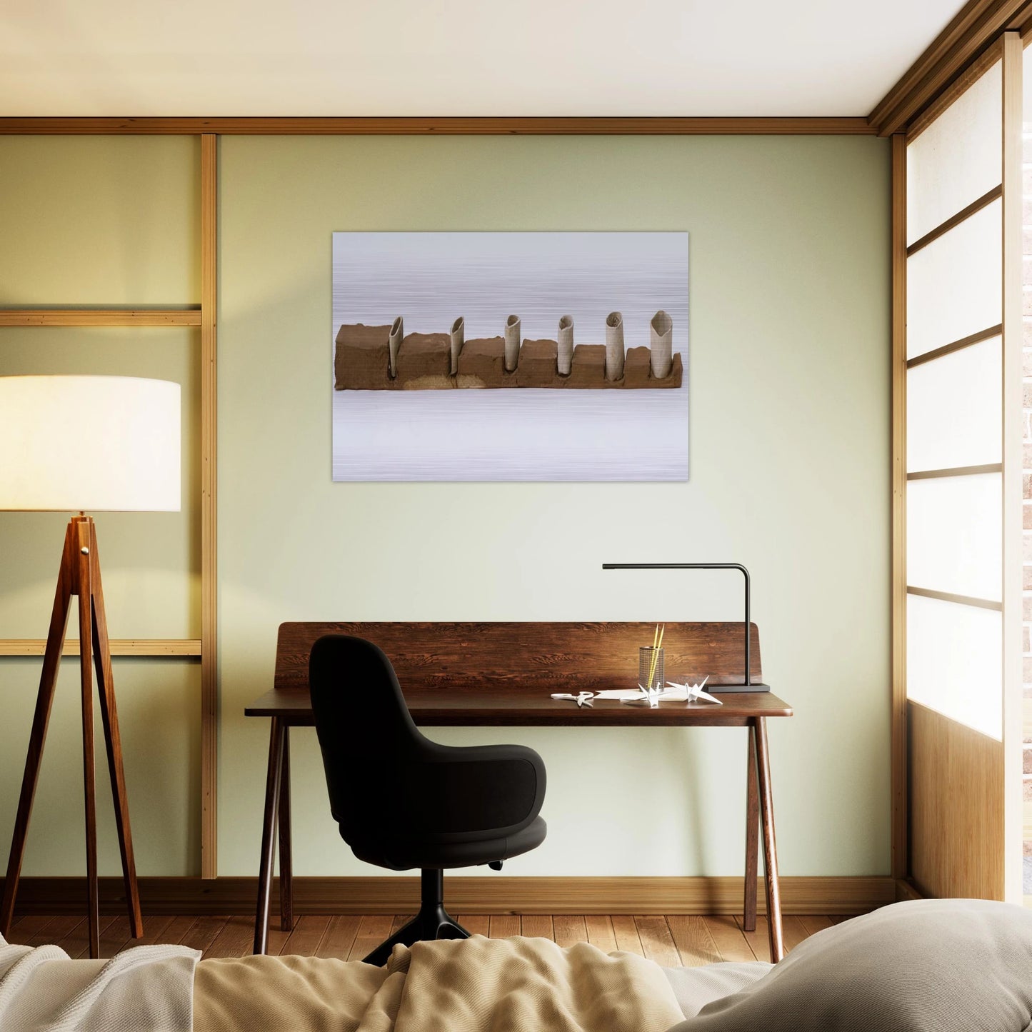 UNTITLED 1968 - Eva Hesse Brushed Aluminum Print - 70x100 cm / 28x40 inches | Eva Hesse Aluminum Print | Eva Hesse Prints