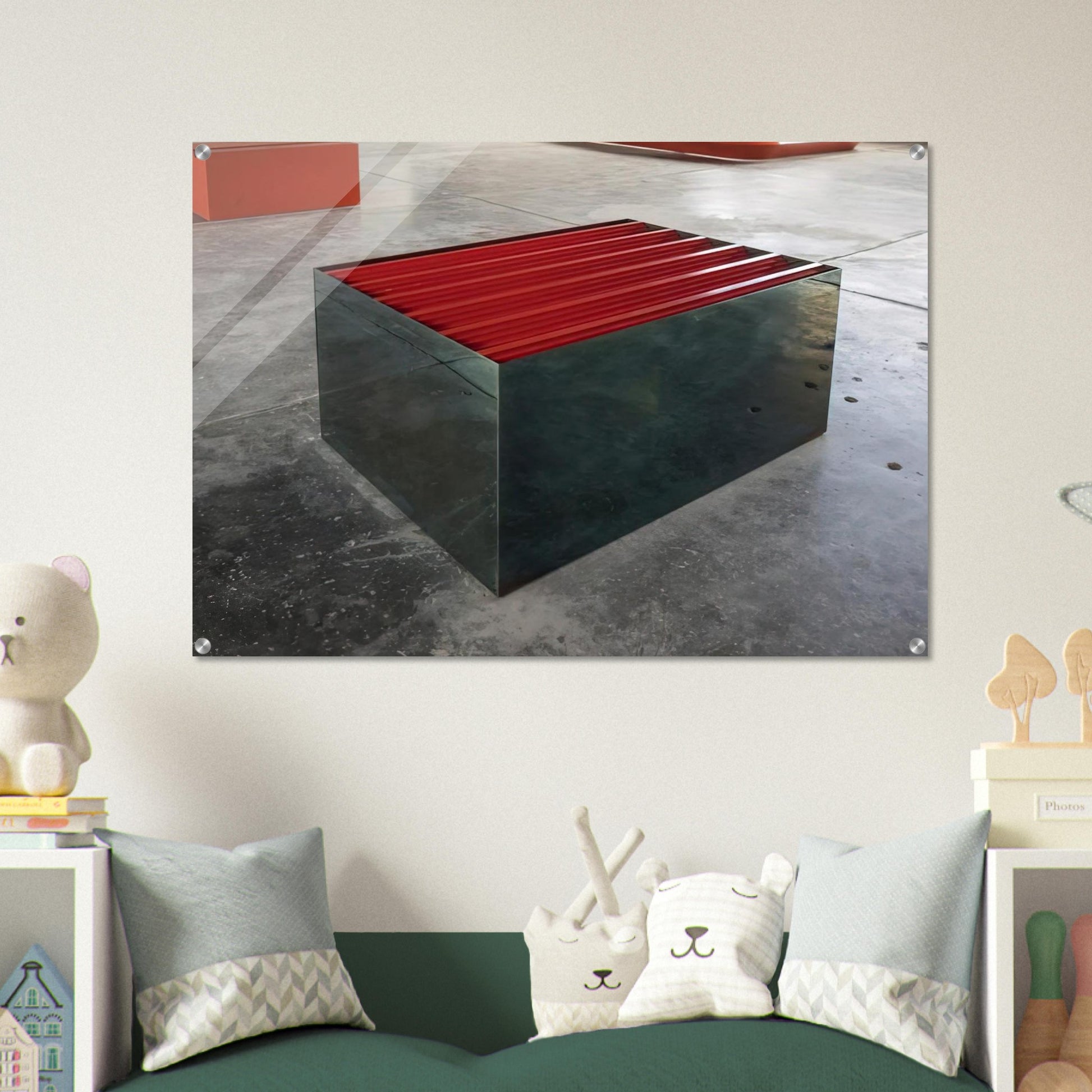 Untitled The Block - 1965 - Donald Judd Acrylic Print - 70x100 cm / 28x40″ inches