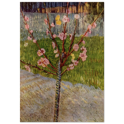 Almond Tree in Blossom - Vincent van Gogh Brushed Aluminum Print - 70x100 cm / 28x40 inches | Vincent van Gogh Aluminum Print | Vincent van Gogh Prints