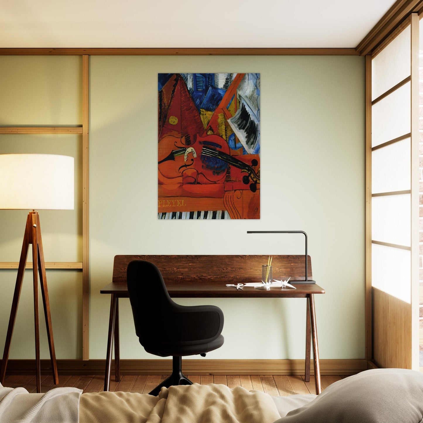THE VIOLIN 1916 - Raoul Dufy Brushed Aluminum Print - 70x100 cm / 28x40 inches | Raoul Dufy Aluminum Print | Raoul Dufy Prints