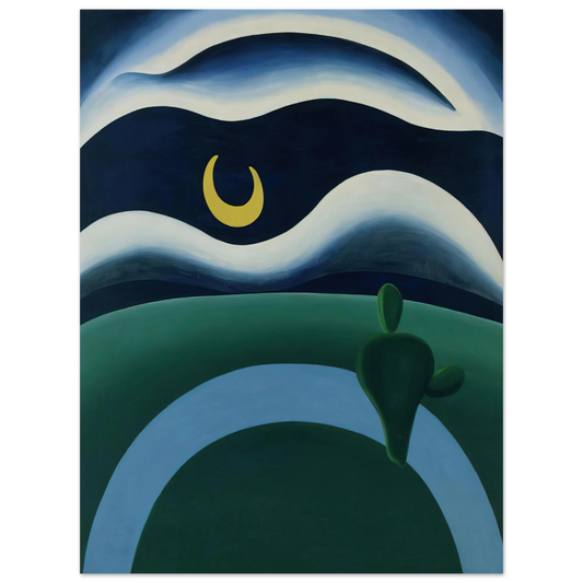 Tarsila do Amaral - The Moon  75x100 cm / 30x40inches Fine Art Poster