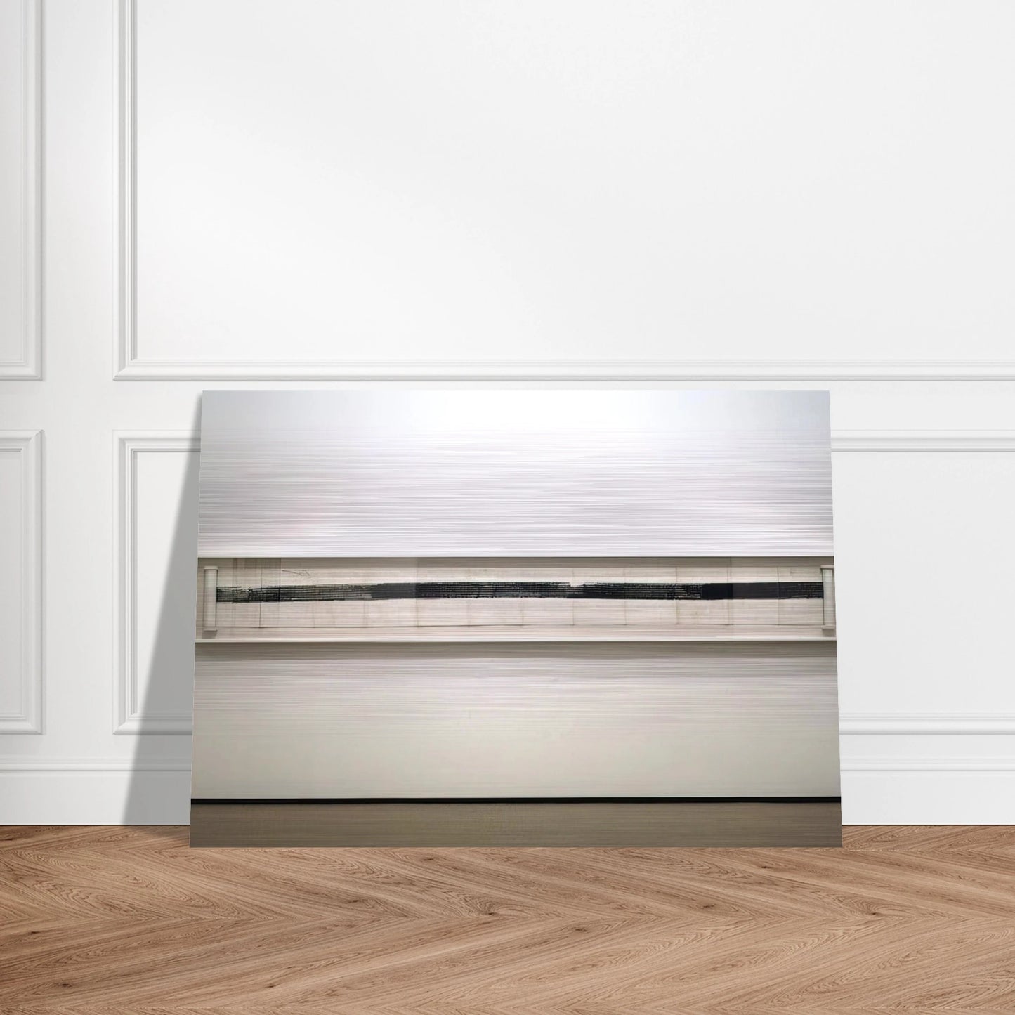 AUTOMOBILE TIRE PRINT 1953 - Robert Rauschenberg Brushed Aluminum Print - 70x100 cm / 28x40 inches | Robert Rauschenberg Aluminum Print | Robert Rauschenberg Prints