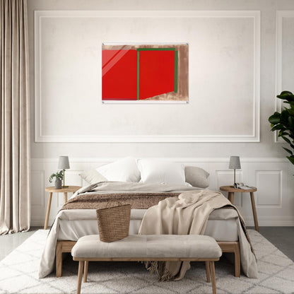 Reds, Greens - 1969 - John Hoyland Acrylic Print - 70x100 cm / 28x40″ inches
