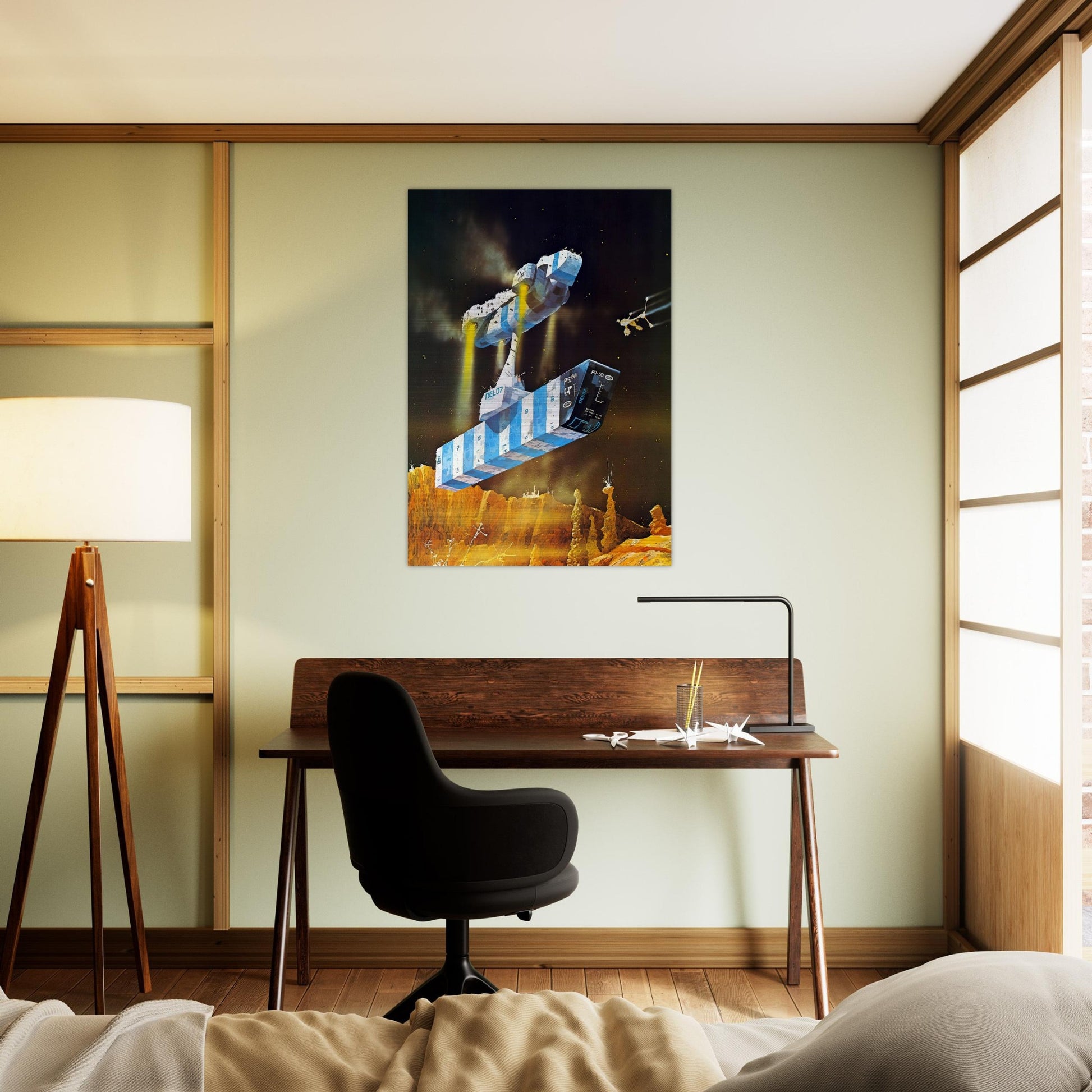 Chris Foss - Chris Foss Brushed Aluminum Print - 70x100 cm / 28x40 inches | Chris Foss Aluminum Print | Chris Foss Prints