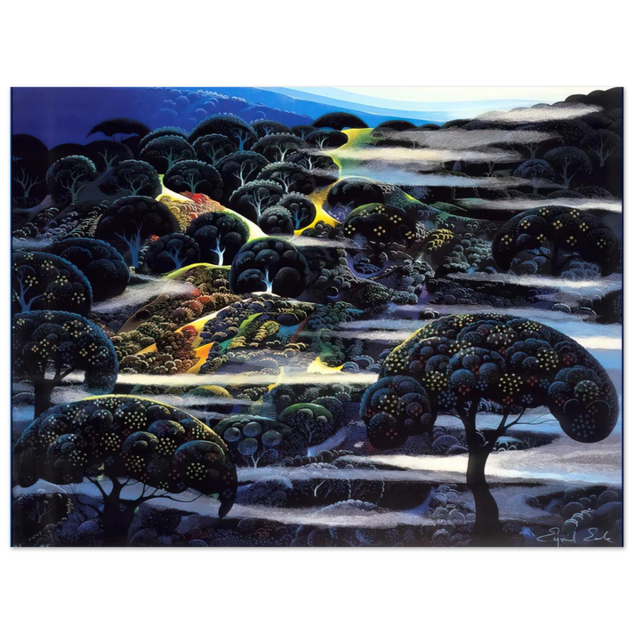 Eyvind Earle - Garden of Eden  75x100 cm / 30x40inches Fine Art Poster