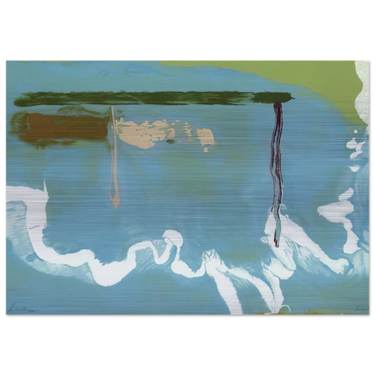 Skywriting - 1997 - Helen Frankenthaler Brushed Aluminum Print - 70x100 cm / 28x40 inches | Helen Frankenthaler Aluminum Print | Helen Frankenthaler Prints