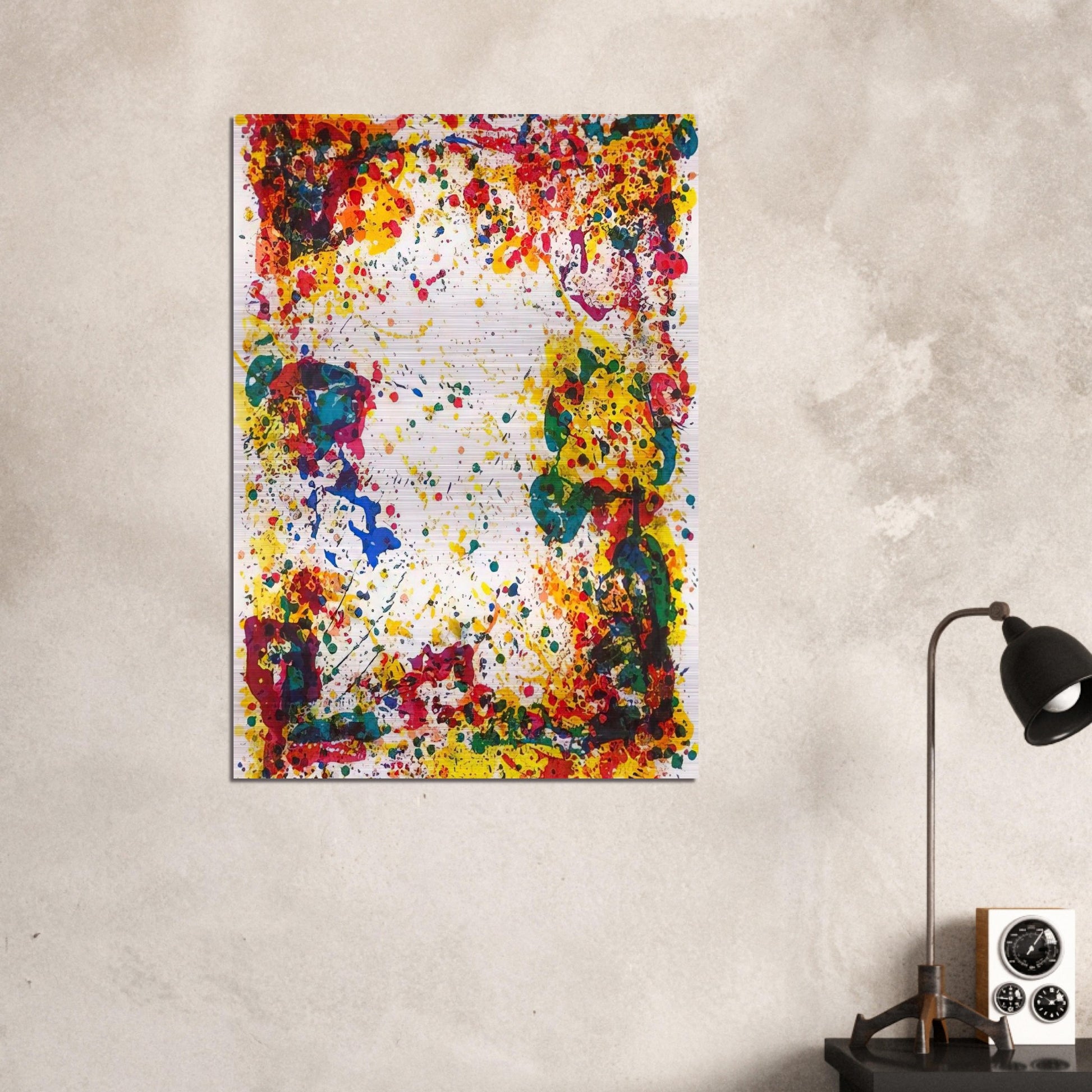 Freshet - Sam Francis Brushed Aluminum Print - 70x100 cm / 28x40 inches | Sam Francis Aluminum Print | Sam Francis Prints
