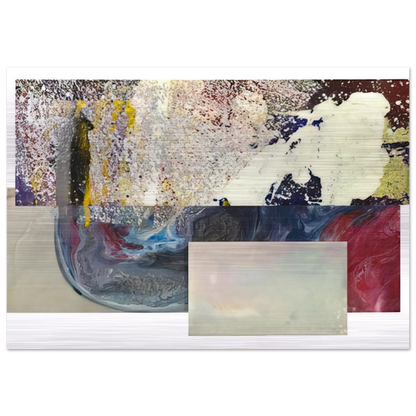 Newly Little - Sam Gilliam Brushed Aluminum Print - 70x100 cm / 28x40 inches | Sam Gilliam Aluminum Print | Sam Gilliam Prints