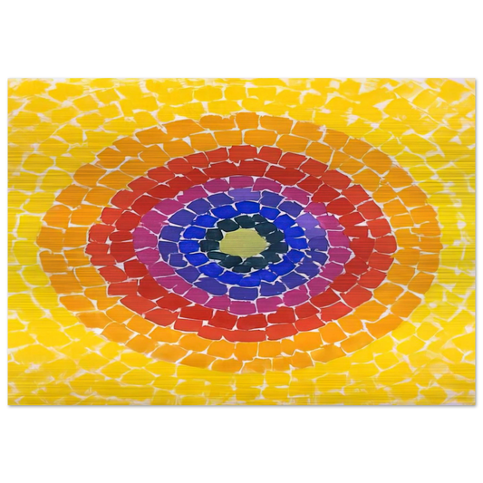 RESSURECTION 1966 - Alma Woodsey Thomas Brushed Aluminum Print - 70x100 cm / 28x40 inches | Alma Woodsey Thomas Aluminum Print | Alma Woodsey Thomas Prints