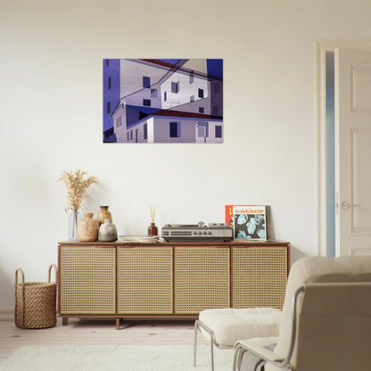 On A Shaker Theme #2 - Precisionism - Charles Sheeler Brushed Aluminum Print - 70x100 cm / 28x40 inches | Charles Sheeler Aluminum Print | Charles Sheeler Prints