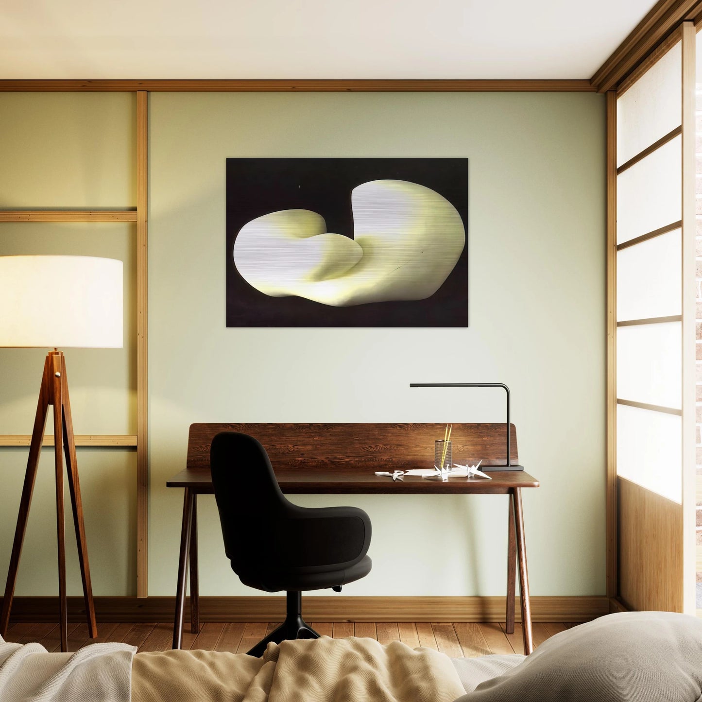Human Concretion - Jean Arp Brushed Aluminum Print - 70x100 cm / 28x40 inches | Jean Arp Aluminum Print | Jean Arp Prints