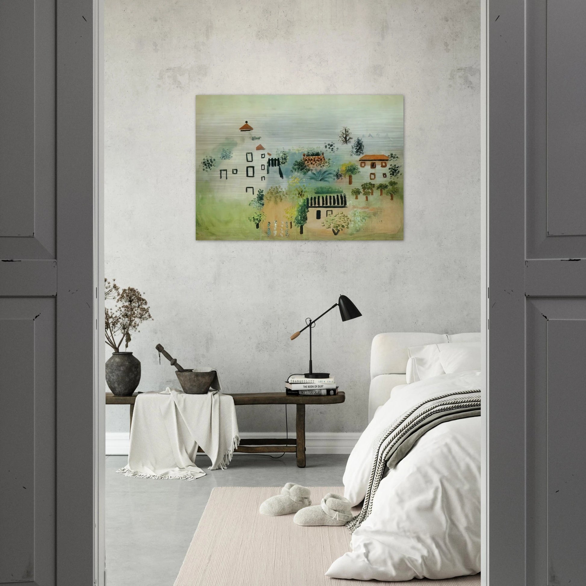 Landscape - Pablo Picasso Brushed Aluminum Print - 70x100 cm / 28x40 inches | Pablo Picasso Aluminum Print | Pablo Picasso Prints
