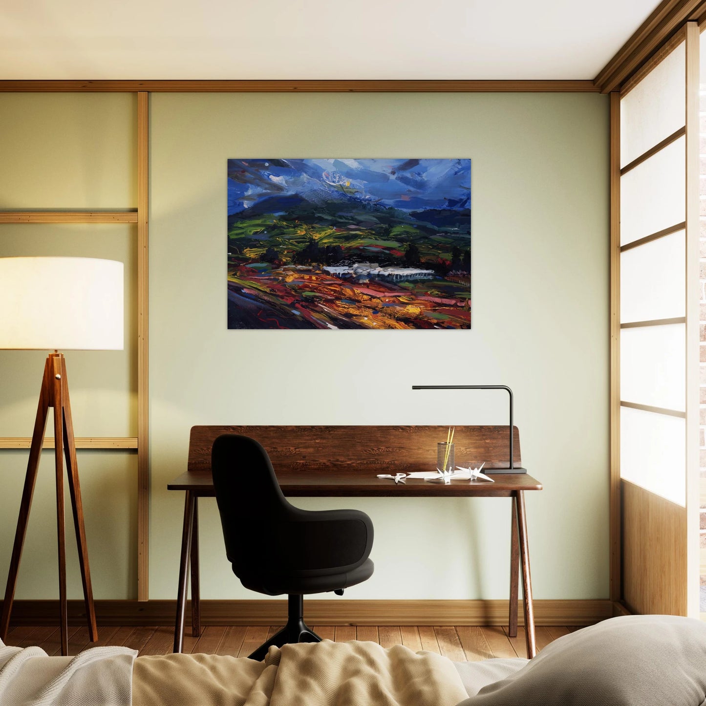 Untitled - Abstract Expressionism, Neo-Expressionism - Gebre Kristos Desta Brushed Aluminum Print - 70x100 cm / 28x40 inches | Gebre Kristos Desta Aluminum Print | Gebre Kristos Desta Prints