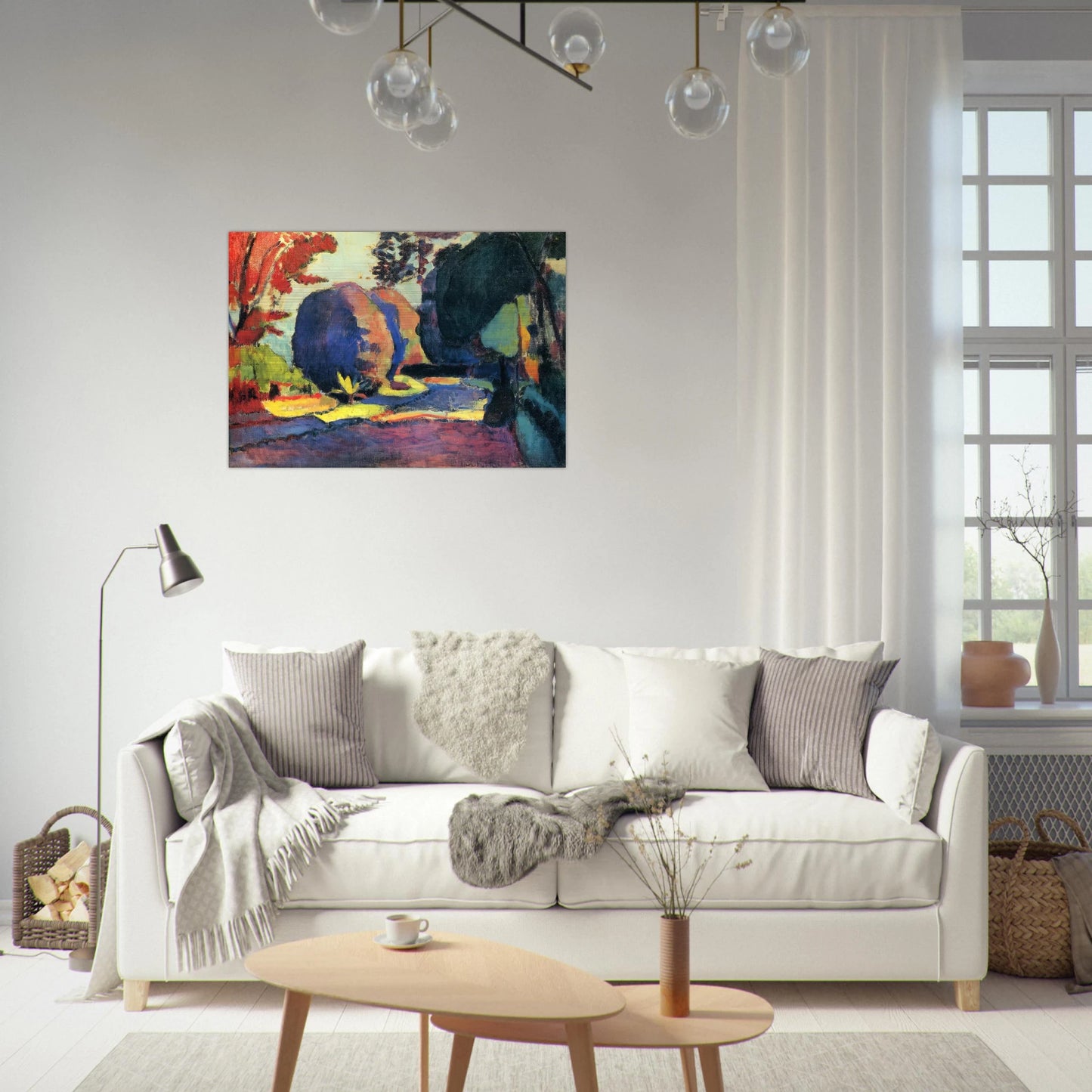 THE LUXEMBOURG GARDENS 1901 - Henri Matisse Brushed Aluminum Print - 70x100 cm / 28x40 inches | Henri Matisse Aluminum Print | Henri Matisse Prints