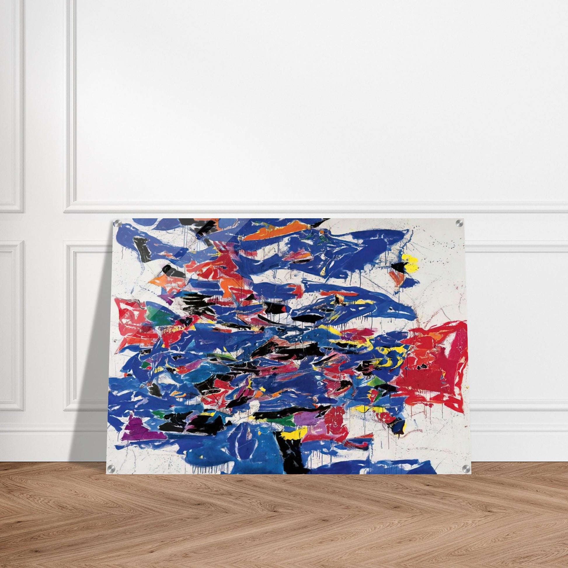 Round the World - Sam Francis Acrylic Print - 70x100 cm / 28x40″ inches