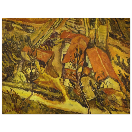 Chaim Soutine - LANDSCAPE  75x100 cm / 30x40inches Fine Art Poster