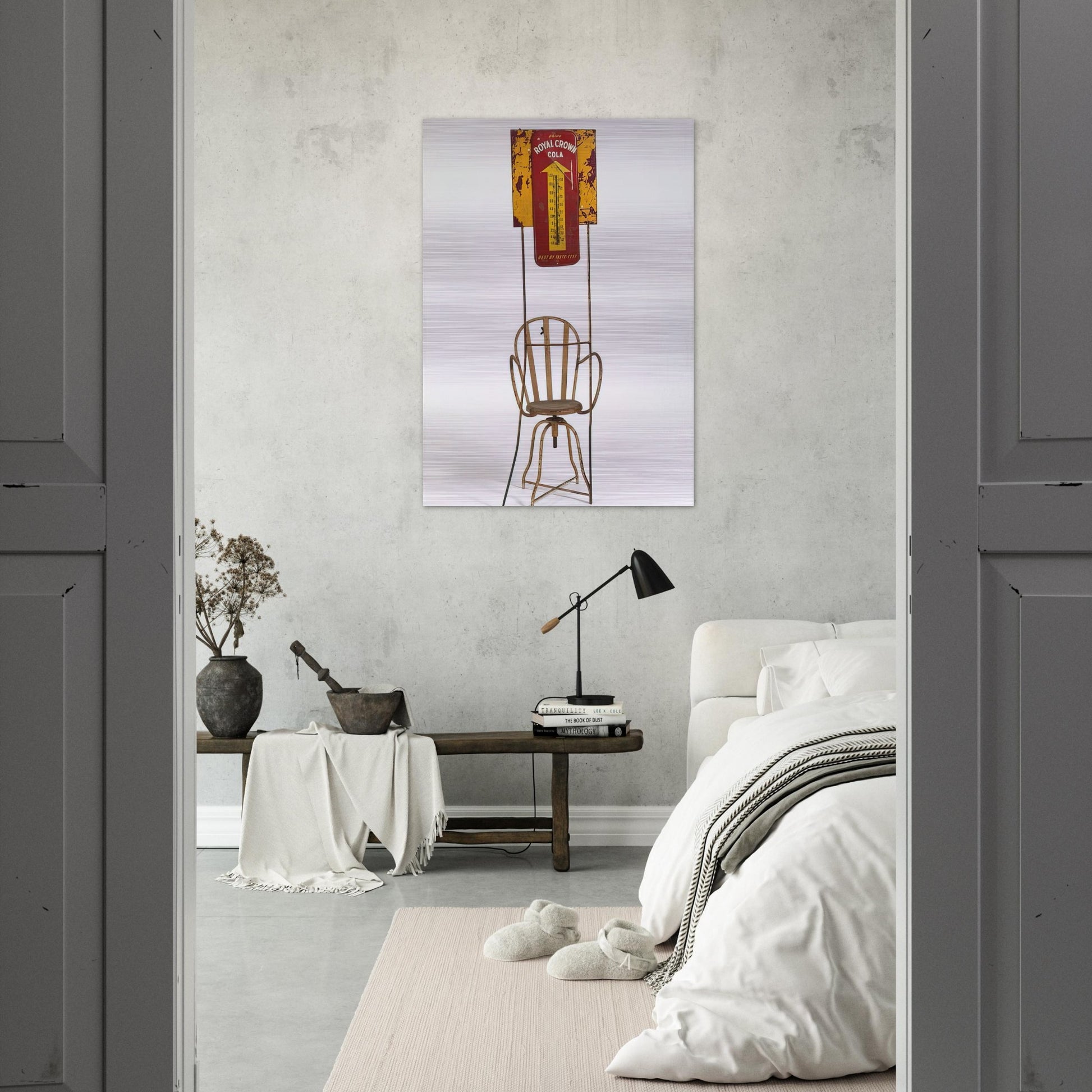 UNTITLED KABAL AMERICAN ZEPHYR 1983 - Robert Rauschenberg Brushed Aluminum Print - 70x100 cm / 28x40 inches | Robert Rauschenberg Aluminum Print | Robert Rauschenberg Prints