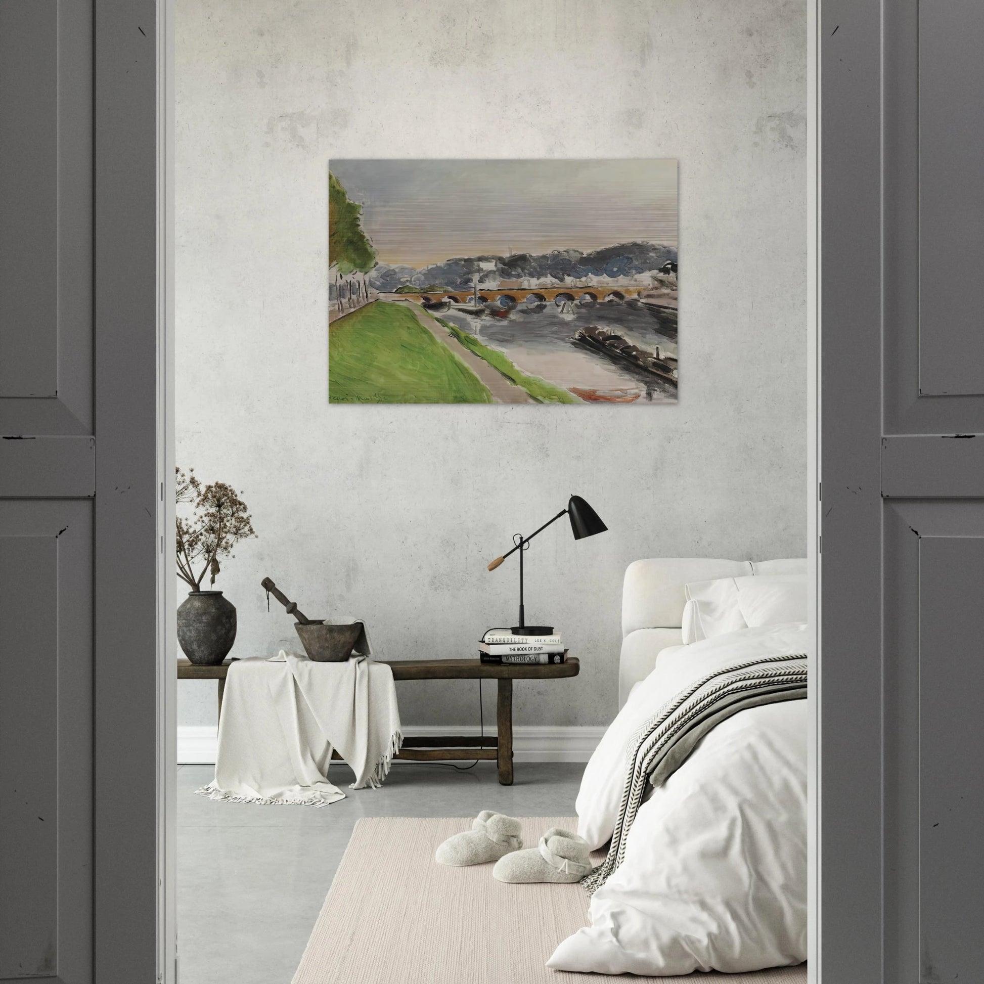 LE PONT DE SEVRES AU CHALAND 1917 - Henri Matisse Brushed Aluminum Print - 70x100 cm / 28x40 inches | Henri Matisse Aluminum Print | Henri Matisse Prints